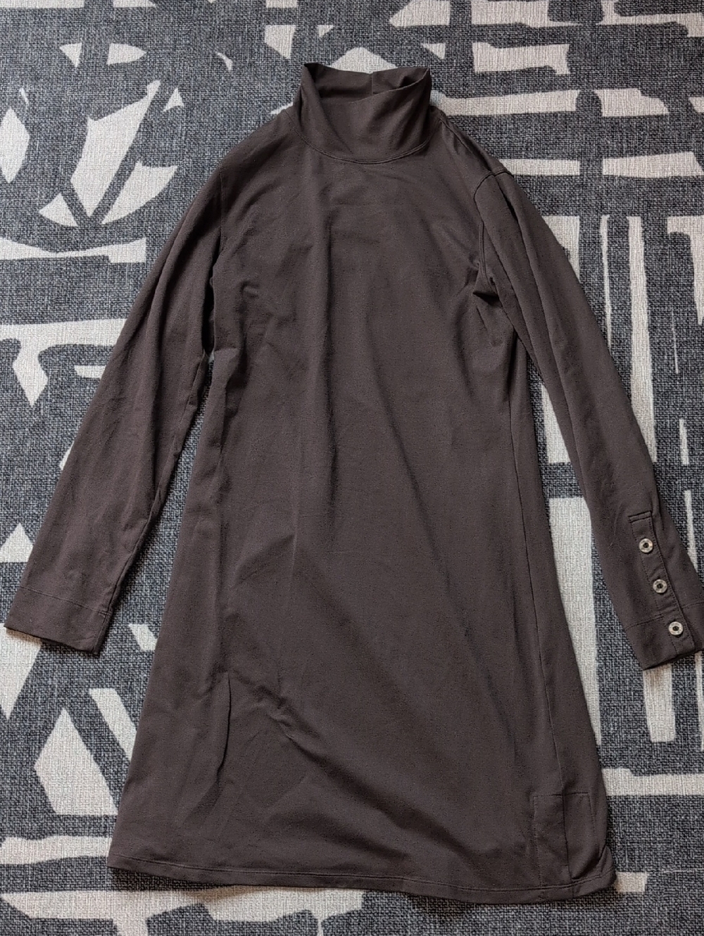 Title Nine Brown Turtleneck Dress